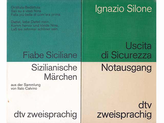 Büchersammlung "Zweisprachige Bücher Italienisch-Deutsch" 2 Titel. 
