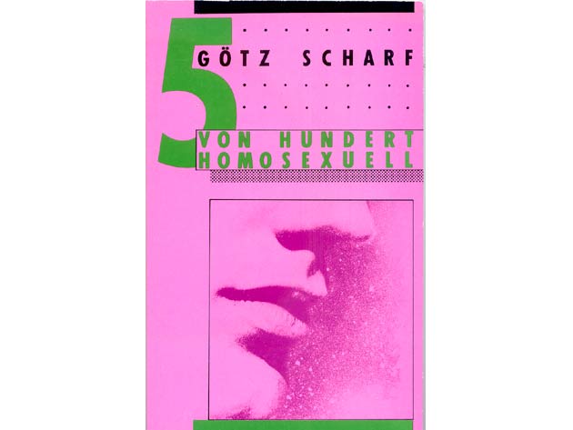 Götz Scharf: 5 von Hundert - homosexuell