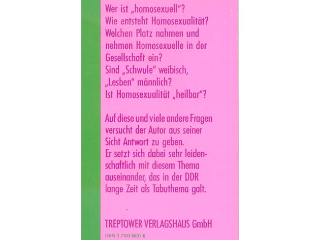 Götz Scharf: 5 von Hundert - homosexuell