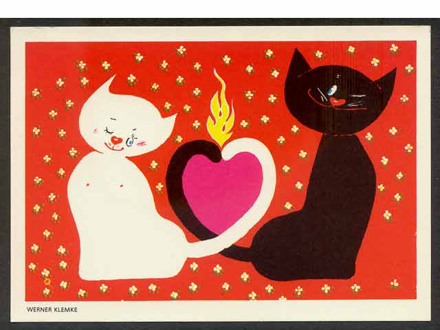 Postkarten "Werner Klemke-Kater"