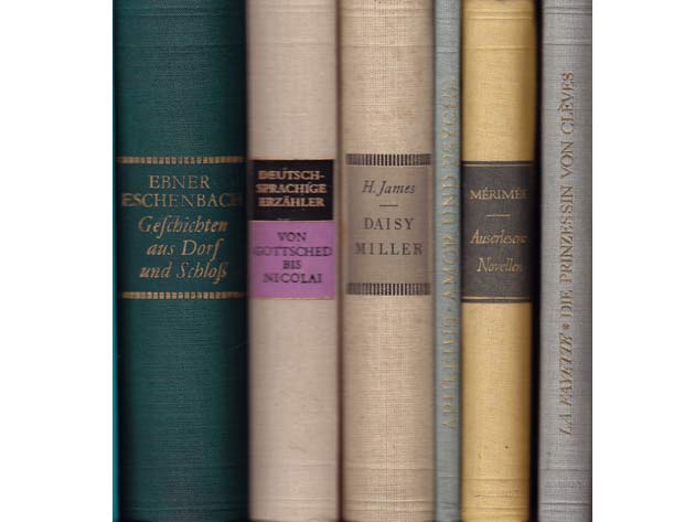 Konvolut "Sammlung Dieterich". 8 Titel. 