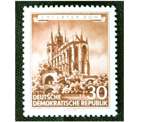 Wiederhergestellt historische Bauwerke, 30 Pf, postfrisch