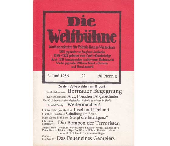 Sammlung von Artikeln von/über Arnold Zweig. 16 Titel. 