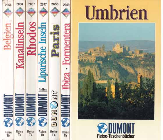 Sammlung "DuMont Reise-Taschenbücher". 7 Titel. 