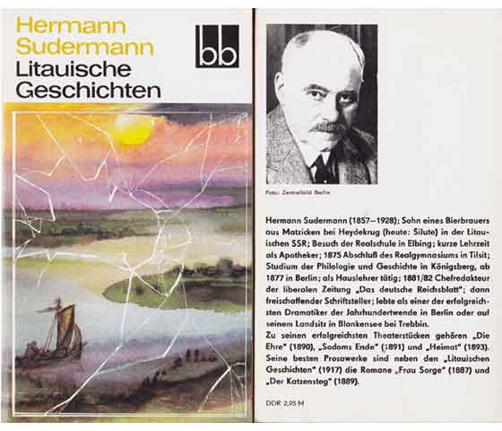 Konvolut „Hermann Sudermann“. 3 Titel. 