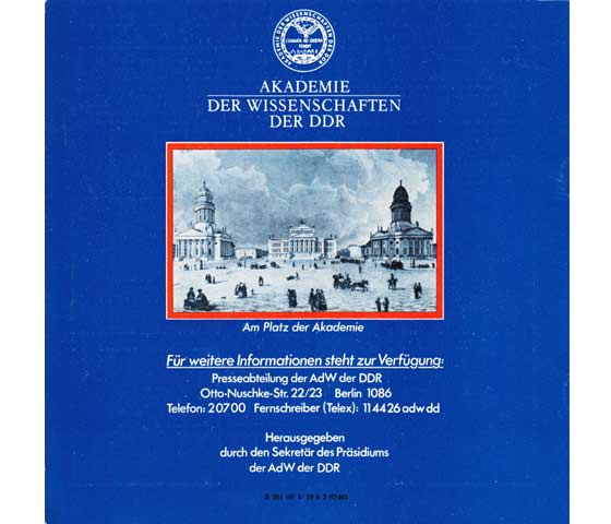 Gentechnologie als Innovoationsprozeß - eine Schlüsseltechnologie der Zukunft. herausgetrennter Artikel aus Biol. Rundschau 24 (1986) 2,  101-118