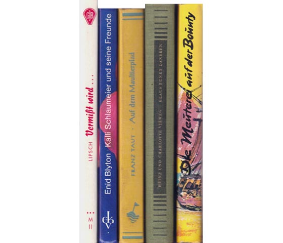 Sammlung „Abenteuer/Jugendbücher“. 6 Titel. 