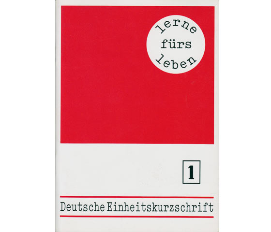 Konvolut "Stenografie. Kurzschrift". 6 Titel. 