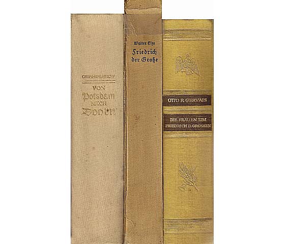 Büchersammlung „Preußen/Friedrich der Große“. 4 Titel. 