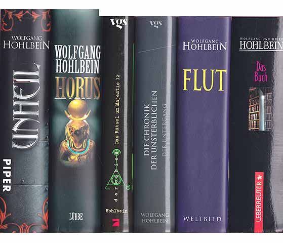 Büchersammlung "Wolfgang Hohlbein/Fantasy". 6 Titel. 