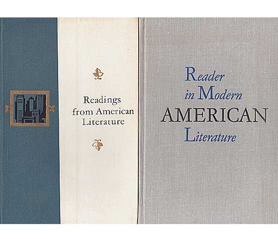 Konvolut "American Literature". 3 Titel. 