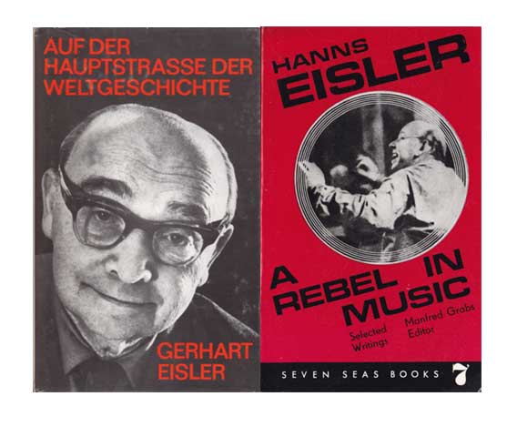 Konvolut „Hanns Eisler/Gerhard Eisler“. 8 Titel. 