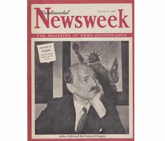 Zeitschriften-Sammlung „Continental Newsweek. The U. S. Magazin of News Significance“. 6 Titel. 