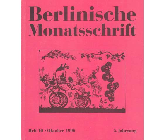 Berlinische Monatsschrift. 5. Jahrgang. Heft Oktober 1996