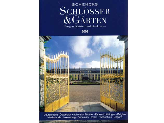 Konvolut "Burgen, Schlösser, Gärten". 8 Titel. 
