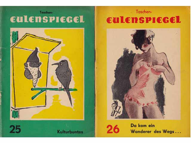 Konvolut "Taschen-Eulenspiegel". 3 Titel. 