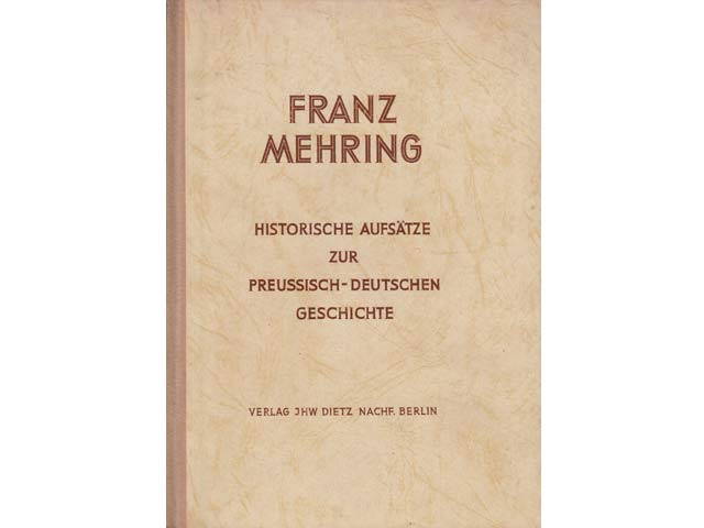 Konvolut "Franz Mehring". 3 Titel. 