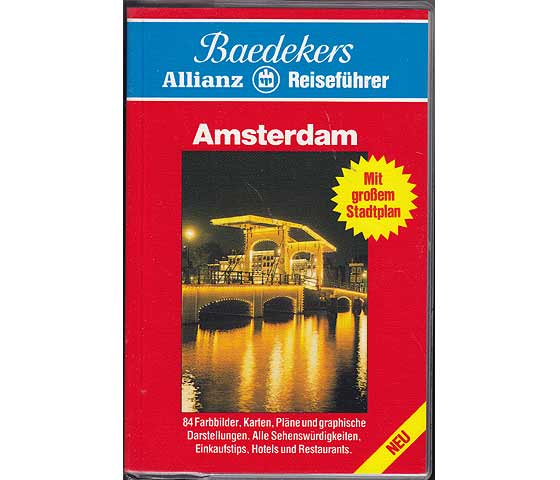 Amsterdam. Baedekers Allianz Reiseführer. Mit großem Stadtplan. 1991