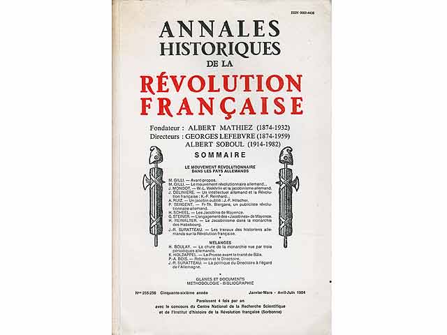 Büchersammlung „Französische Revolution/Französischsprachige Bücher“. 7 Titel. 