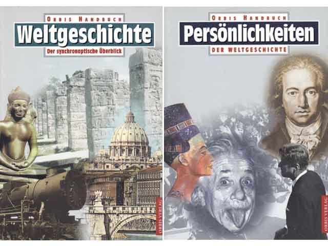 Büchersammlung "Orbis Handbuch der Weltgeschichte". 2 Titel. 