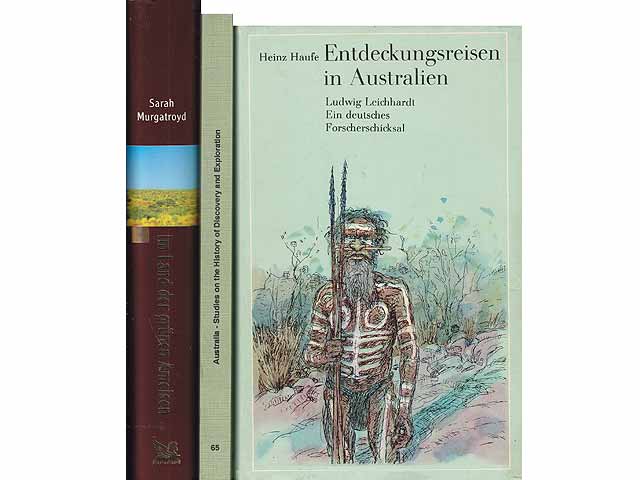 Konvolut „Ludwig Leichhardt/Entdeckungsreisen in Australien“. 4 Titel. 
