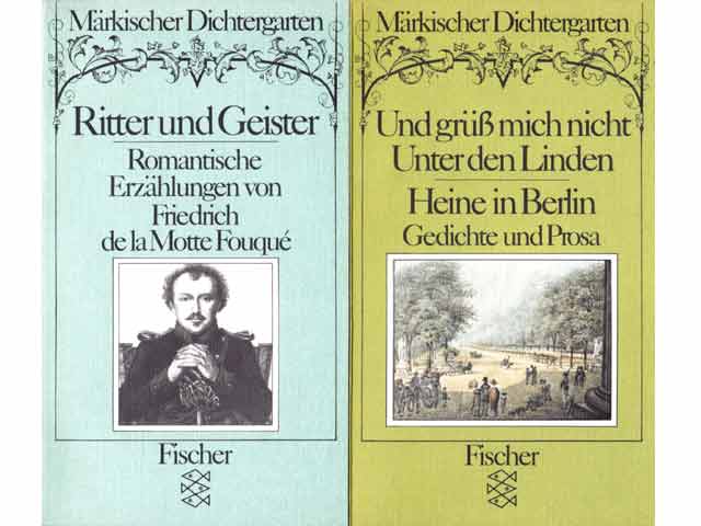 Büchersammlung „Märkischer Dichtergarten“. 2 Titel. 