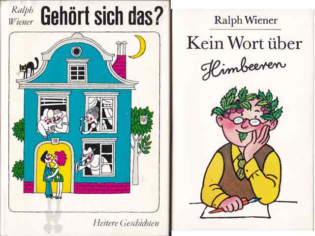 Kein Wort über Himbeeren, Heitere Erzählungen, Mitteldeutscher Verlag Halle-Leipzig, 2. Auflage, Illustrationen und Einband Thomas Schleusing, gut erhalten