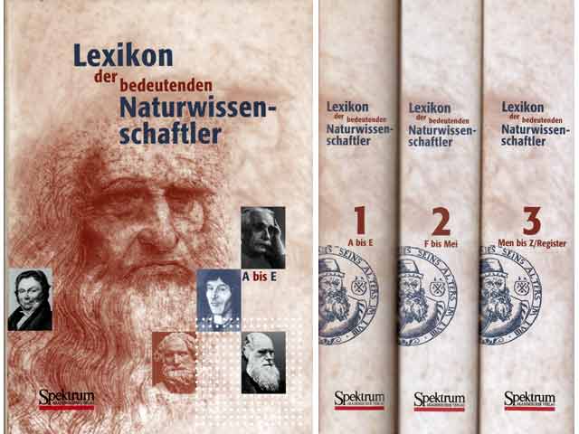 Lexikon der bedeutenden Naturwissenschaftler in drei Bänden. Hrsg. von Dieter Hoffmann, Hubert Laitko und Staffan Müller-Wille unter Mitarbeit von Ilse Jahn. 