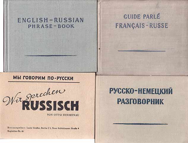 Büchersammlung „Wir sprechen Russisch“. 4 Titel. 