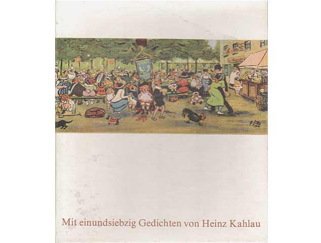 Büchersammlung "Heinrich Zille / Heinz Kahlau". 4 Titel. 