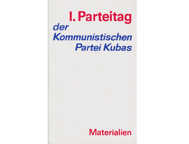 Büchersammlung "Die kubanische Revolution". 3 Titel. 