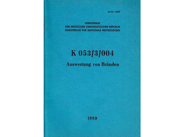 Auswertung von Bränden K 053/3/004