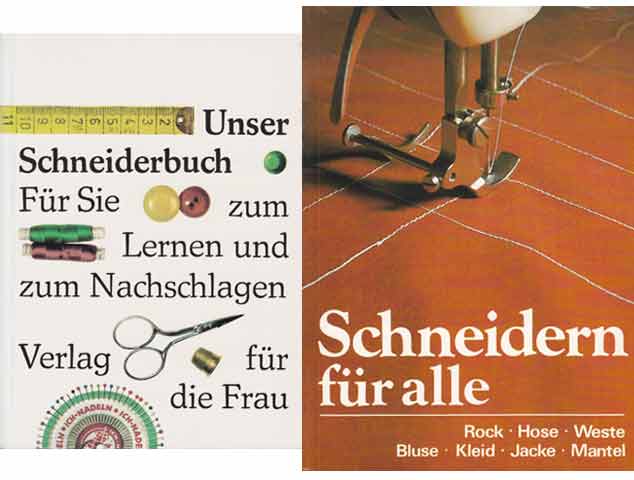 Büchersammlung "Schneidern". 3 Titel. 