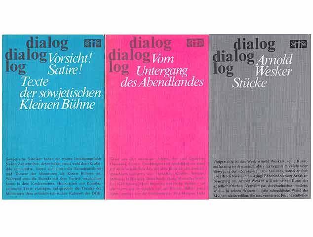 Büchersammlung „dialog“. 4 Titel. 