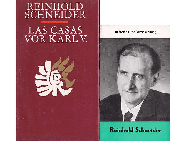 Konvolut "Reinhold Schneider". 2 Titel. 