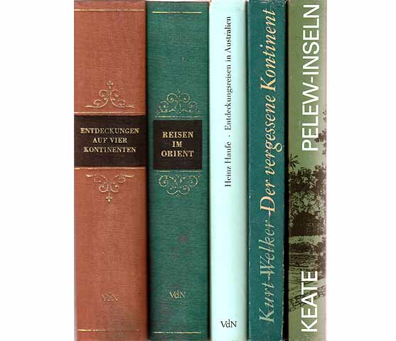 Büchersammlung "Entdeckungsreisende". 7 Titel. 