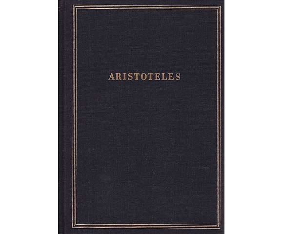 Büchersammlung "Aristoteles/Antike Philosophie". 6 Titel. 