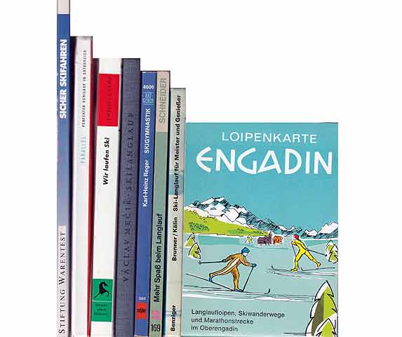 Büchersammlung „Skilauf (Schilauf), Skilanglauf“. 10 Titel. 