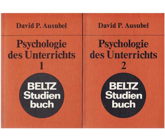 Psychologie des Unterrichts. Band 1 und Band 2. Beltz Studienbuch