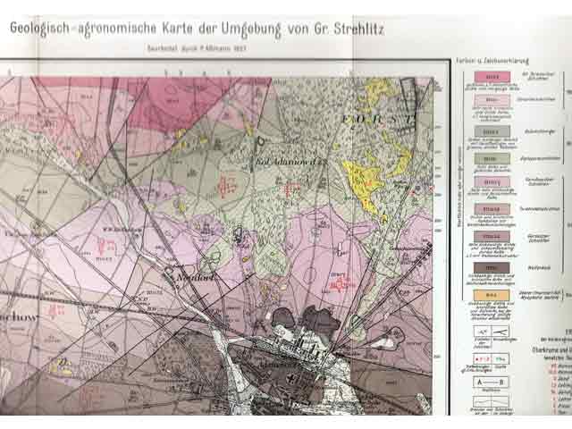 Geologisch-agronomische Karte der Umgebung von Gr. Strehlitz. Maßstab 1:25.000 Bearbeitet durch P. Aßmann 1927