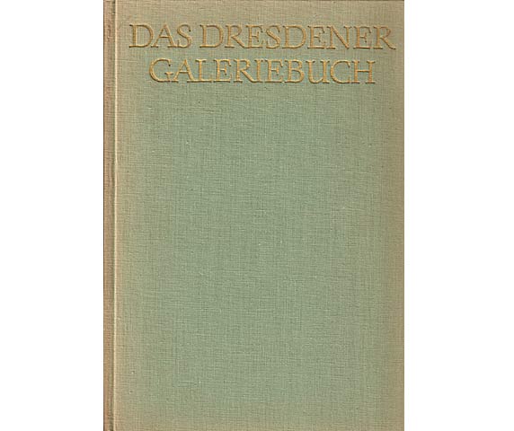 Büchersammlung "Die Dresdener Gemäldegalerie". 2 Titel. 