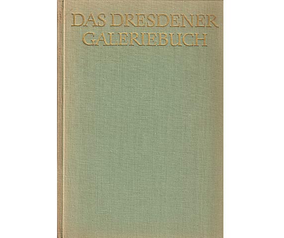 Büchersammlung "Dresdener Gemäldegalerie". 5 Titel. 