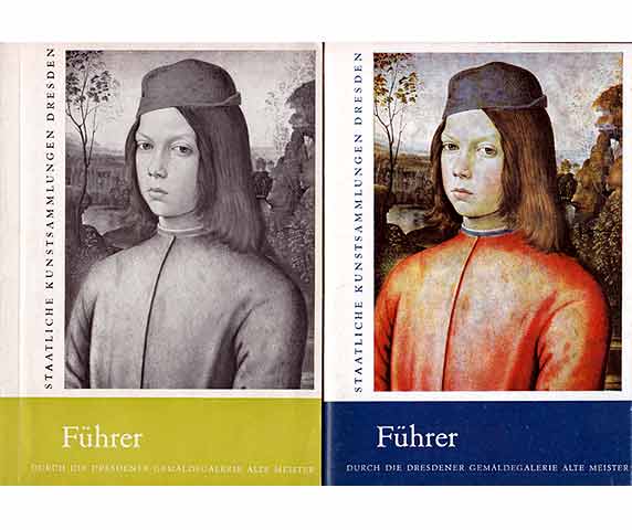 Büchersammlung "Die Dresdener Gemäldegalerie". 3 Titel. 
