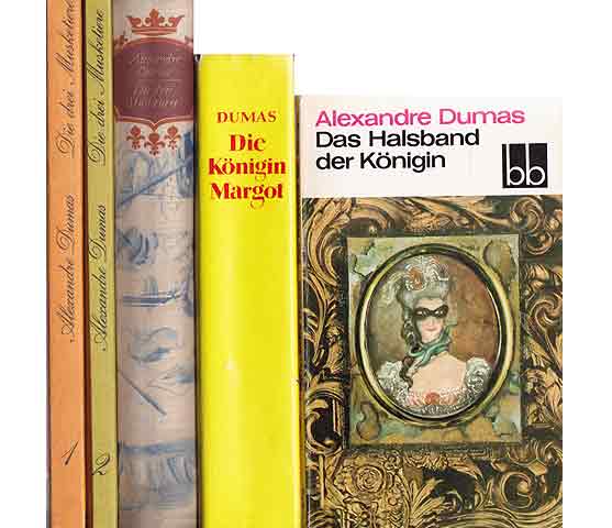 Konvolut "Alexandre/Alexander Dumas". 5 Titel. 