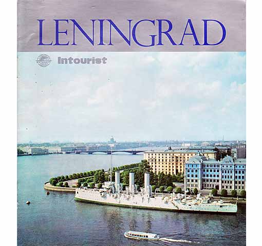 Konvolut „Reiseführer Leningrad/St. Petersburg“. 10 Titel.  