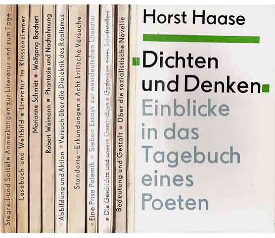 derzeit nur Horst Haase: Dichten und Denken ...im Angebot