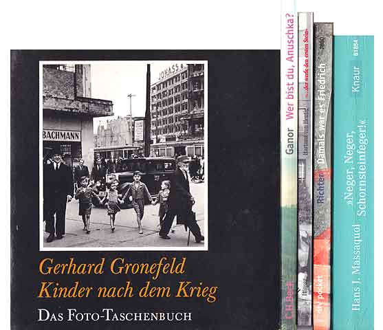 Büchersammlung "Kinderschicksale, Kindererlebnisse 1933, Nachkriegsschicksale". 5 Titel. 