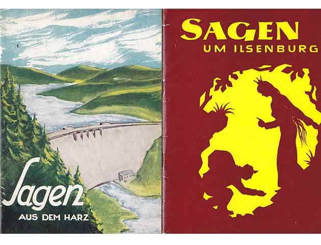 Broschürensammlung "Sagen aus dem Harz". 4 Titel. 