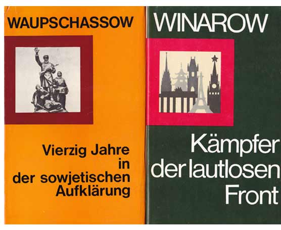 Büchersammlung "Aufklärung. Kundschafter. UdSSR". 7 Titel. 