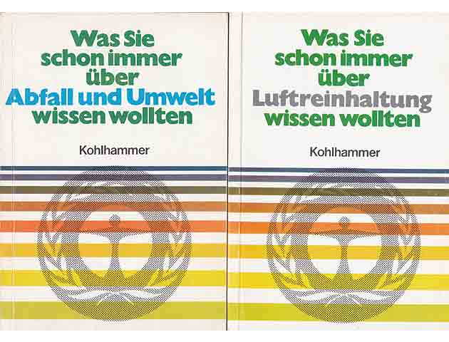 Büchersammlung "Umweltschutz". 4 Titel. 